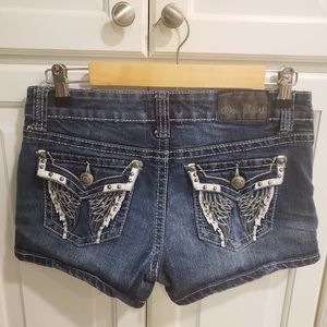 Angel Pocket Denim Shorts